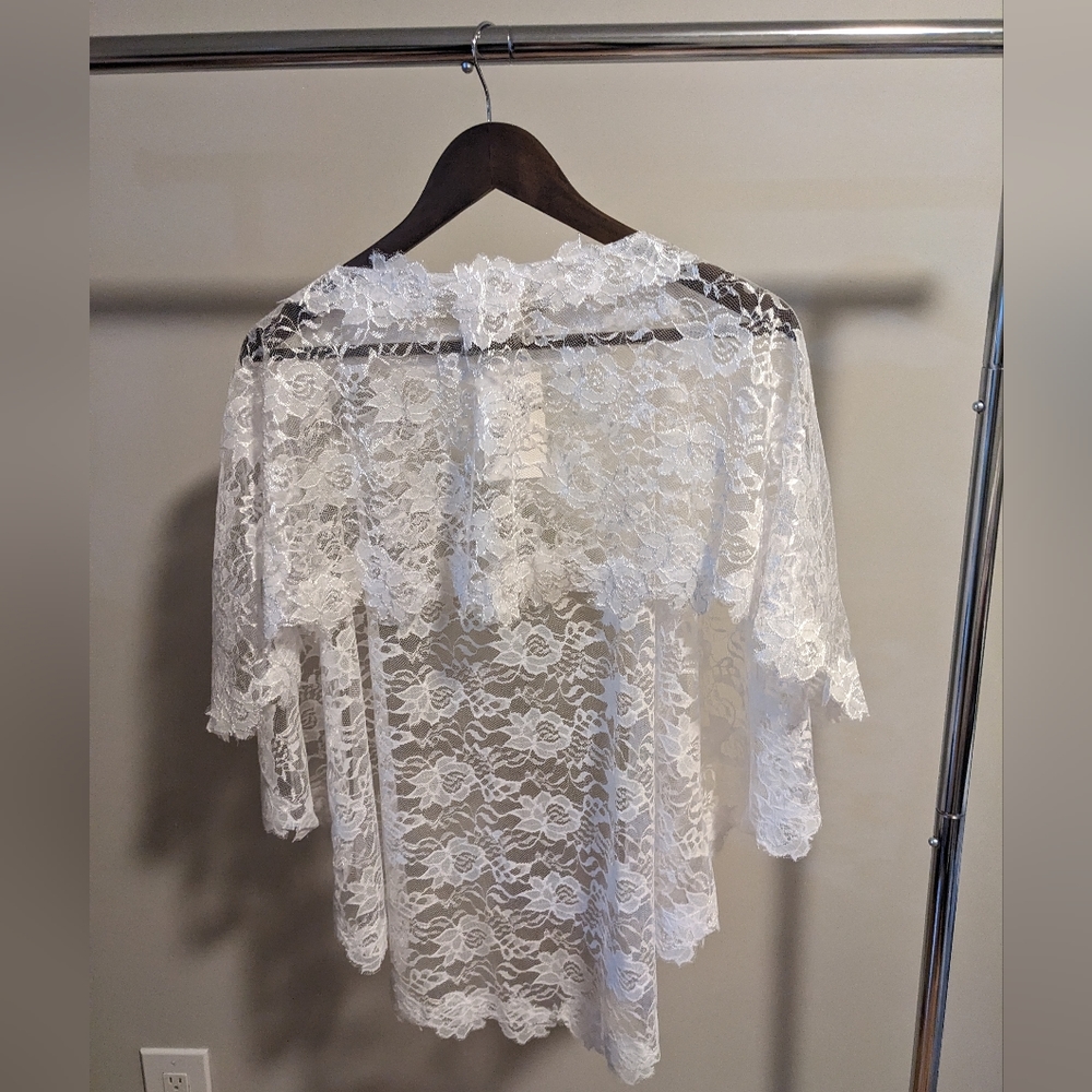 Stunning lace shawl